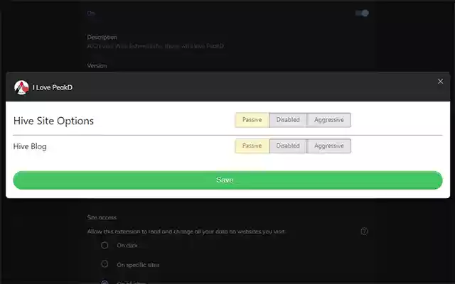 I Love PeakD from Chrome web store to be run with OffiDocs Chromium online I Love PeakD from Chrome web store to be run with OffiDocs Chromium online