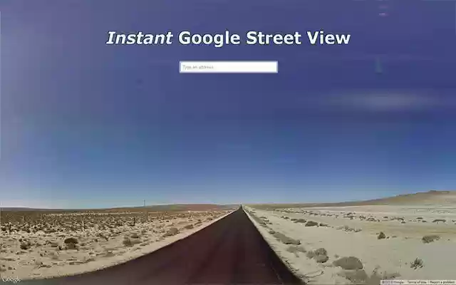 Instant Street View from Chrome web store to be run with OffiDocs Chromium online Instant Street View from Chrome web store to be run with OffiDocs Chromium online
