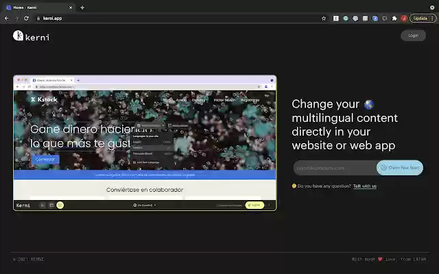 Kerni Editor from Chrome web store to be run with OffiDocs Chromium online Kerni Editor from Chrome web store to be run with OffiDocs Chromium online