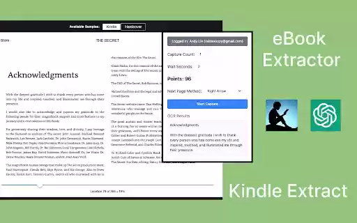 Kindle eBook Content Extractor from Chrome web store to be run with OffiDocs Chromium online Kindle eBook Content Extractor from Chrome web store to be run with OffiDocs Chromium online