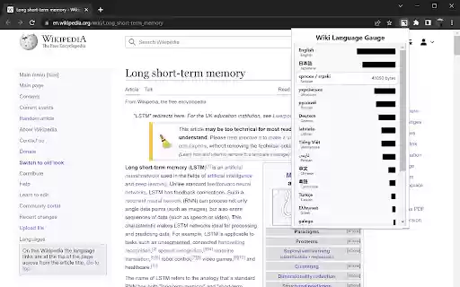 Language Comparer for Wikipedia from Chrome web store to be run with OffiDocs Chromium online Language Comparer for Wikipedia from Chrome web store to be run with OffiDocs Chromium online