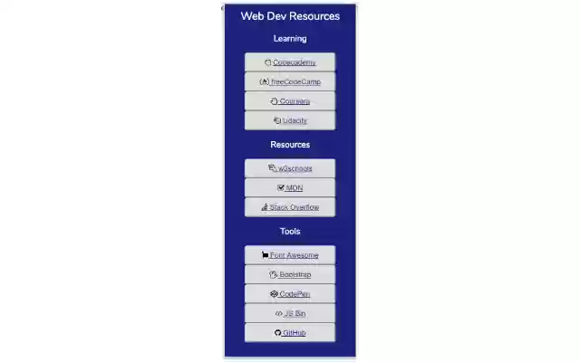 Learn Web Dev from Chrome web store to be run with OffiDocs Chromium online Learn Web Dev from Chrome web store to be run with OffiDocs Chromium online