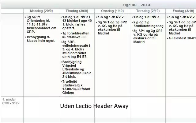 Lectio Header Away from Chrome web store to be run with OffiDocs Chromium online Lectio Header Away from Chrome web store to be run with OffiDocs Chromium online