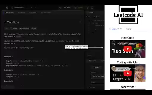 Leetcode AI from Chrome web store to be run with OffiDocs Chromium online Leetcode AI from Chrome web store to be run with OffiDocs Chromium online