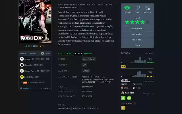 Letterboxd Extras from Chrome web store to be run with OffiDocs Chromium online Letterboxd Extras from Chrome web store to be run with OffiDocs Chromium online