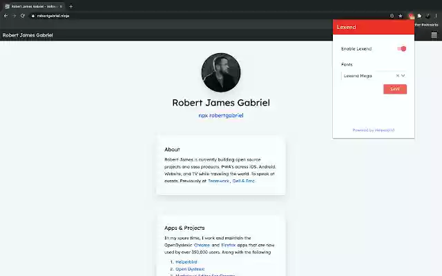 Lexend for Chrome from Chrome web store to be run with OffiDocs Chromium online Lexend for Chrome from Chrome web store to be run with OffiDocs Chromium online