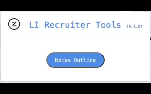 LI Recruiter Tools from Chrome web store to be run with OffiDocs Chromium online LI Recruiter Tools from Chrome web store to be run with OffiDocs Chromium online