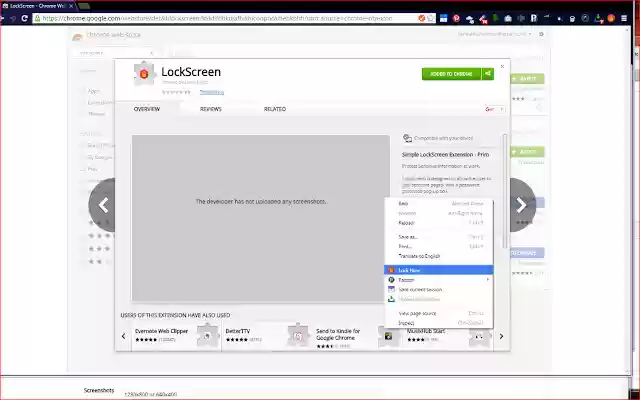 LockScreen from Chrome web store to be run with OffiDocs Chromium online LockScreen from Chrome web store to be run with OffiDocs Chromium online