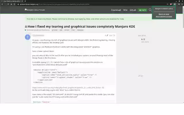 Manjaro Archivist from Chrome web store to be run with OffiDocs Chromium online Manjaro Archivist from Chrome web store to be run with OffiDocs Chromium online