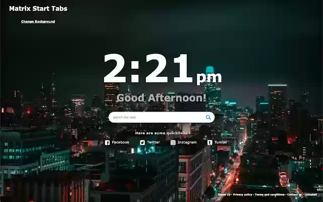 Matrix Start Tabs from Chrome web store to be run with OffiDocs Chromium online Matrix Start Tabs from Chrome web store to be run with OffiDocs Chromium online