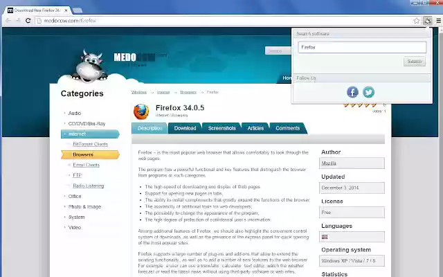 Medocow from Chrome web store to be run with OffiDocs Chromium online Medocow from Chrome web store to be run with OffiDocs Chromium online