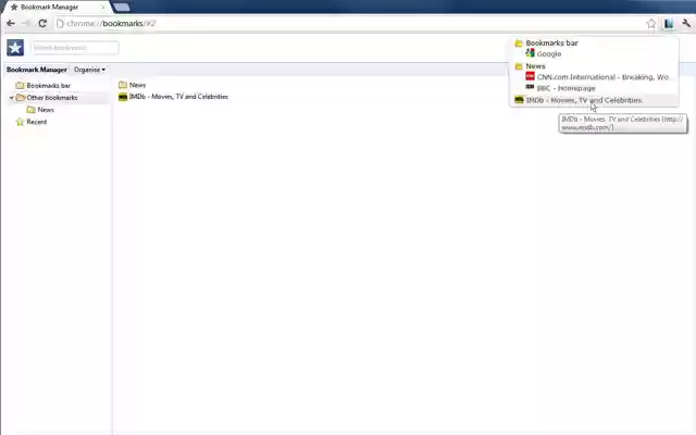 Minimal Bookmarks Tree from Chrome web store to be run with OffiDocs Chromium online Minimal Bookmarks Tree from Chrome web store to be run with OffiDocs Chromium online