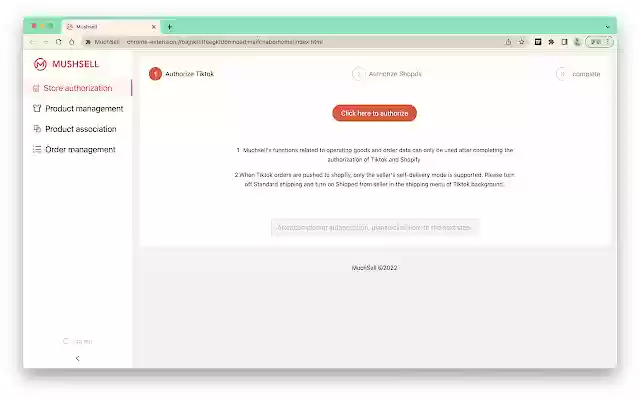 MuchSell Free sync Shopify with TikTok Shop from Chrome web store to be run with OffiDocs Chromium online MuchSell Free sync Shopify with TikTok Shop from Chrome web store to be run with OffiDocs Chromium online