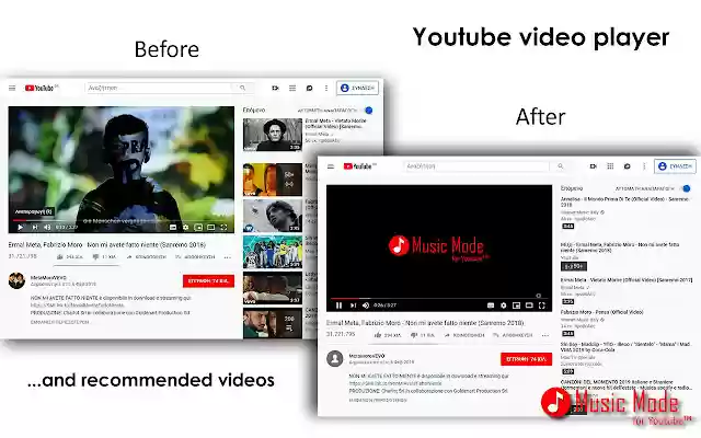 Music Mode for YouTube™ from Chrome web store to be run with OffiDocs Chromium online Music Mode for YouTube™ from Chrome web store to be run with OffiDocs Chromium online