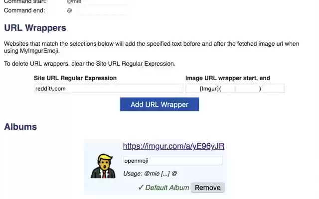 MyImgurEmoji from Chrome web store to be run with OffiDocs Chromium online MyImgurEmoji from Chrome web store to be run with OffiDocs Chromium online