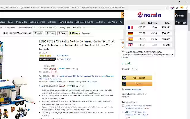 NaMia from Chrome web store to be run with OffiDocs Chromium online NaMia from Chrome web store to be run with OffiDocs Chromium online