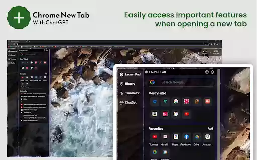 New Tab With ChatGPT for Chrome™ from Chrome web store to be run with OffiDocs Chromium online New Tab With ChatGPT for Chrome™ from Chrome web store to be run with OffiDocs Chromium online
