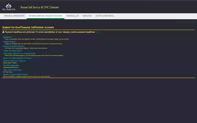 Niner Portal Theme from Chrome web store to be run with OffiDocs Chromium online Niner Portal Theme from Chrome web store to be run with OffiDocs Chromium online