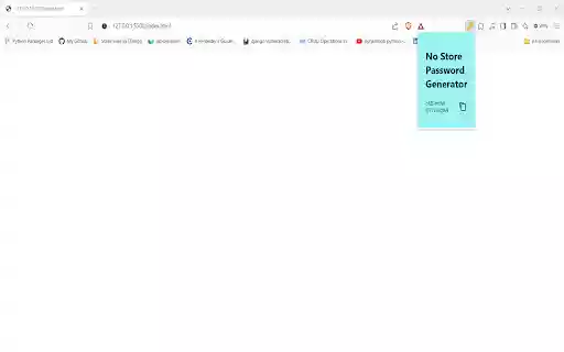 No Store Password Generator from Chrome web store to be run with OffiDocs Chromium online No Store Password Generator from Chrome web store to be run with OffiDocs Chromium online
