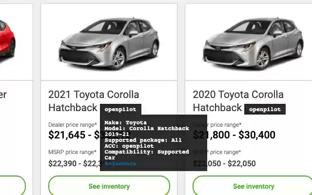 Openpilot Supported Cars (Unofficial) from Chrome web store to be run with OffiDocs Chromium online Openpilot Supported Cars (Unofficial) from Chrome web store to be run with OffiDocs Chromium online