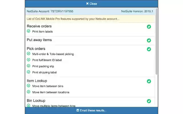 OzLINK Mobile Pro Feature Check Tool from Chrome web store to be run with OffiDocs Chromium online OzLINK Mobile Pro Feature Check Tool from Chrome web store to be run with OffiDocs Chromium online