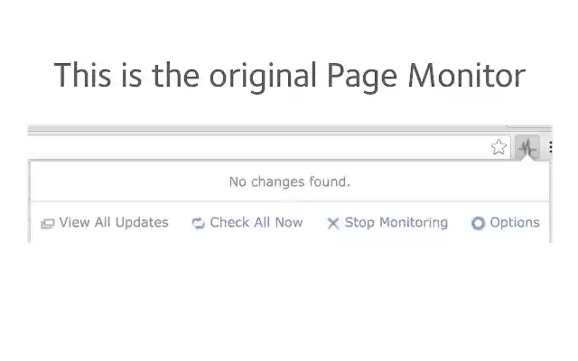 Page Monitor from Chrome web store to be run with OffiDocs Chromium online Page Monitor from Chrome web store to be run with OffiDocs Chromium online
