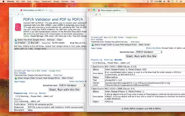 PDF/A Validator and PDF to PDF/A from Chrome web store to be run with OffiDocs Chromium online PDF/A Validator and PDF to PDF/A from Chrome web store to be run with OffiDocs Chromium online