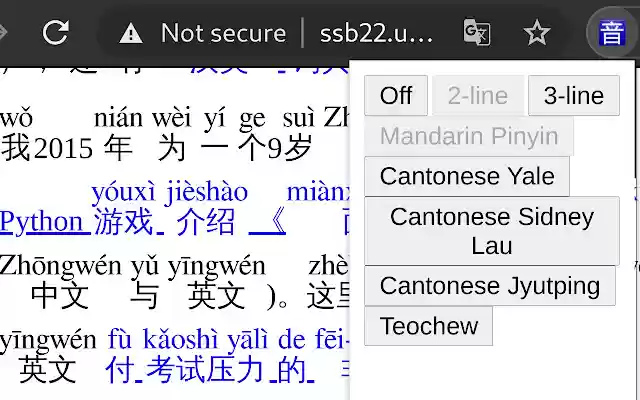 Pinyin Web from Chrome web store to be run with OffiDocs Chromium online Pinyin Web from Chrome web store to be run with OffiDocs Chromium online