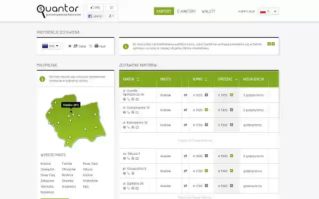 Porównywarka kantorów from Chrome web store to be run with OffiDocs Chromium online Porównywarka kantorów from Chrome web store to be run with OffiDocs Chromium online