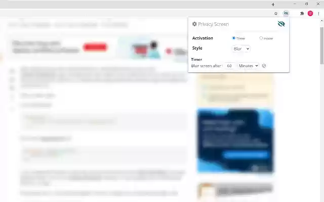 Privacy Screen and Security Blur from Chrome web store to be run with OffiDocs Chromium online Privacy Screen and Security Blur from Chrome web store to be run with OffiDocs Chromium online