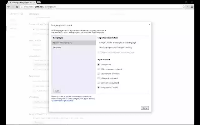 Programmer Dvorak from Chrome web store to be run with OffiDocs Chromium online Programmer Dvorak from Chrome web store to be run with OffiDocs Chromium online
