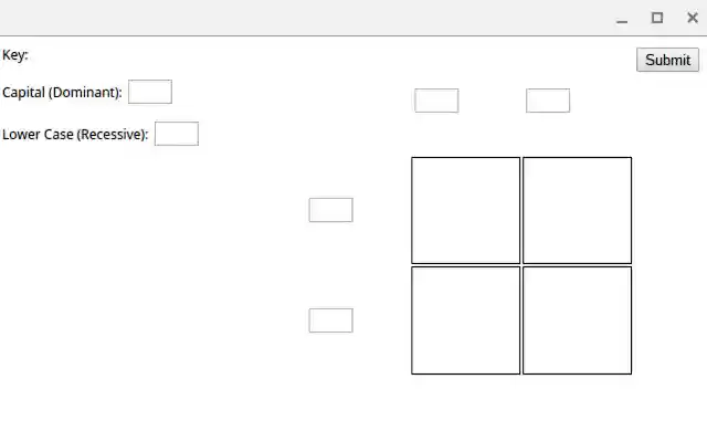 Punnett Generator from Chrome web store to be run with OffiDocs Chromium online Punnett Generator from Chrome web store to be run with OffiDocs Chromium online
