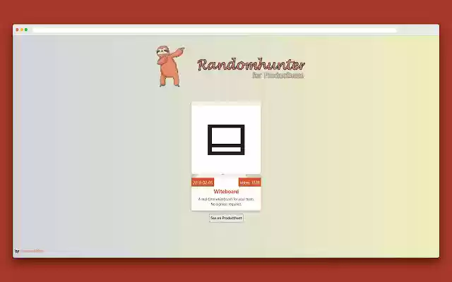 Randomhunter from Chrome web store to be run with OffiDocs Chromium online Randomhunter from Chrome web store to be run with OffiDocs Chromium online