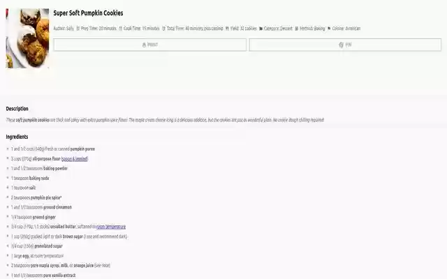 Recipe Scraper from Chrome web store to be run with OffiDocs Chromium online Recipe Scraper from Chrome web store to be run with OffiDocs Chromium online