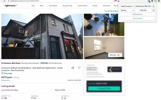 Rightmove Commute Time from Chrome web store to be run with OffiDocs Chromium online Rightmove Commute Time from Chrome web store to be run with OffiDocs Chromium online