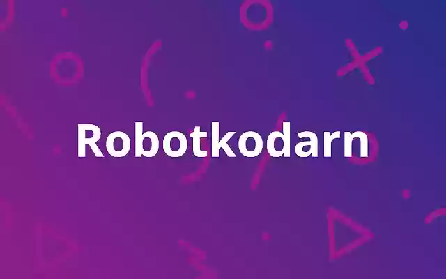 Robotkodarn from Chrome web store to be run with OffiDocs Chromium online Robotkodarn from Chrome web store to be run with OffiDocs Chromium online