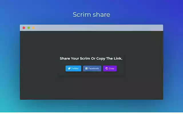 Scrim share from Chrome web store to be run with OffiDocs Chromium online Scrim share from Chrome web store to be run with OffiDocs Chromium online
