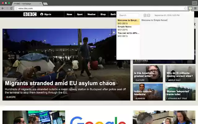 SimpleNotes from Chrome web store to be run with OffiDocs Chromium online SimpleNotes from Chrome web store to be run with OffiDocs Chromium online