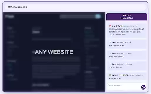 SiteChattr from Chrome web store to be run with OffiDocs Chromium online SiteChattr from Chrome web store to be run with OffiDocs Chromium online