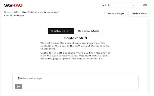Site RAG from Chrome web store to be run with OffiDocs Chromium online Site RAG from Chrome web store to be run with OffiDocs Chromium online