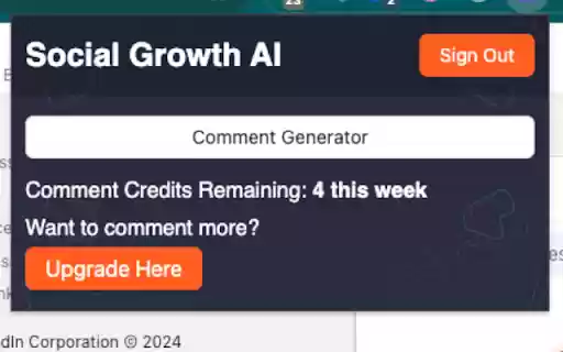 Social Growth AI from Chrome web store to be run with OffiDocs Chromium online Social Growth AI from Chrome web store to be run with OffiDocs Chromium online