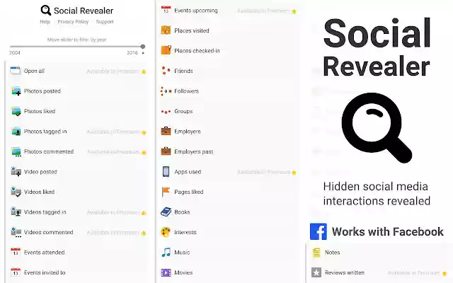 Social Revealer from Chrome web store to be run with OffiDocs Chromium online Social Revealer from Chrome web store to be run with OffiDocs Chromium online