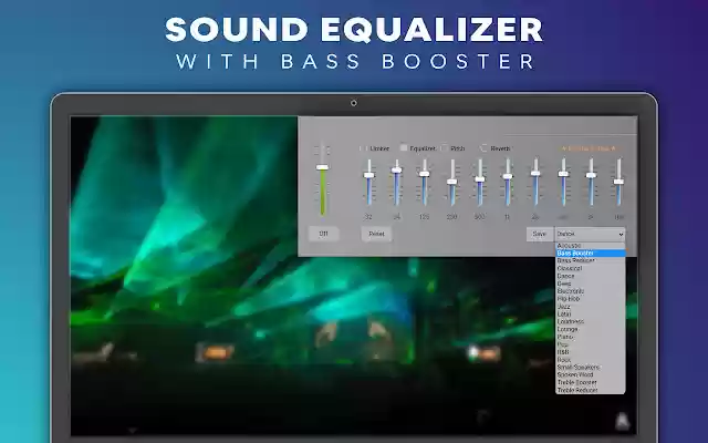 Sound Equalizer with Bass Booster from Chrome web store to be run with OffiDocs Chromium online Sound Equalizer with Bass Booster from Chrome web store to be run with OffiDocs Chromium online