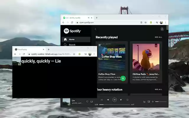 Spotify Web Watcher from Chrome web store to be run with OffiDocs Chromium online Spotify Web Watcher from Chrome web store to be run with OffiDocs Chromium online