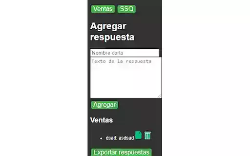 SQ respuestas from Chrome web store to be run with OffiDocs Chromium online SQ respuestas from Chrome web store to be run with OffiDocs Chromium online