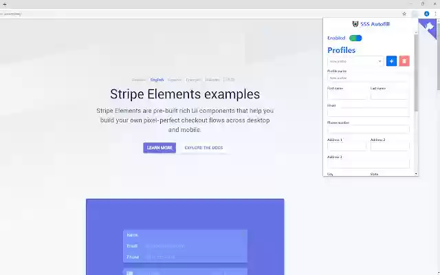 SSS Autofill from Chrome web store to be run with OffiDocs Chromium online SSS Autofill from Chrome web store to be run with OffiDocs Chromium online
