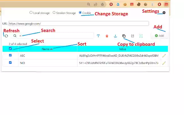 StorageAce from Chrome web store to be run with OffiDocs Chromium online StorageAce from Chrome web store to be run with OffiDocs Chromium online