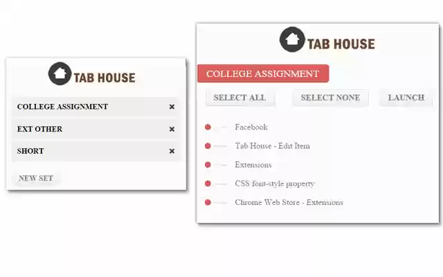 Tab House from Chrome web store to be run with OffiDocs Chromium online Tab House from Chrome web store to be run with OffiDocs Chromium online