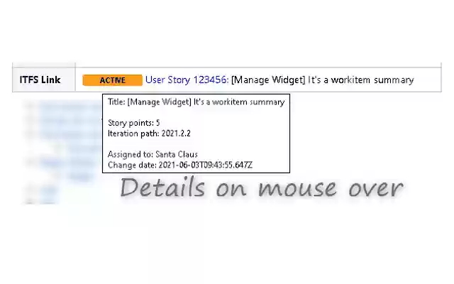 TFSLink from Chrome web store to be run with OffiDocs Chromium online TFSLink from Chrome web store to be run with OffiDocs Chromium online