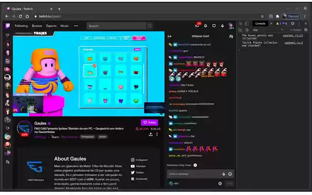 Twitch Poins Collector from Chrome web store to be run with OffiDocs Chromium online Twitch Poins Collector from Chrome web store to be run with OffiDocs Chromium online
